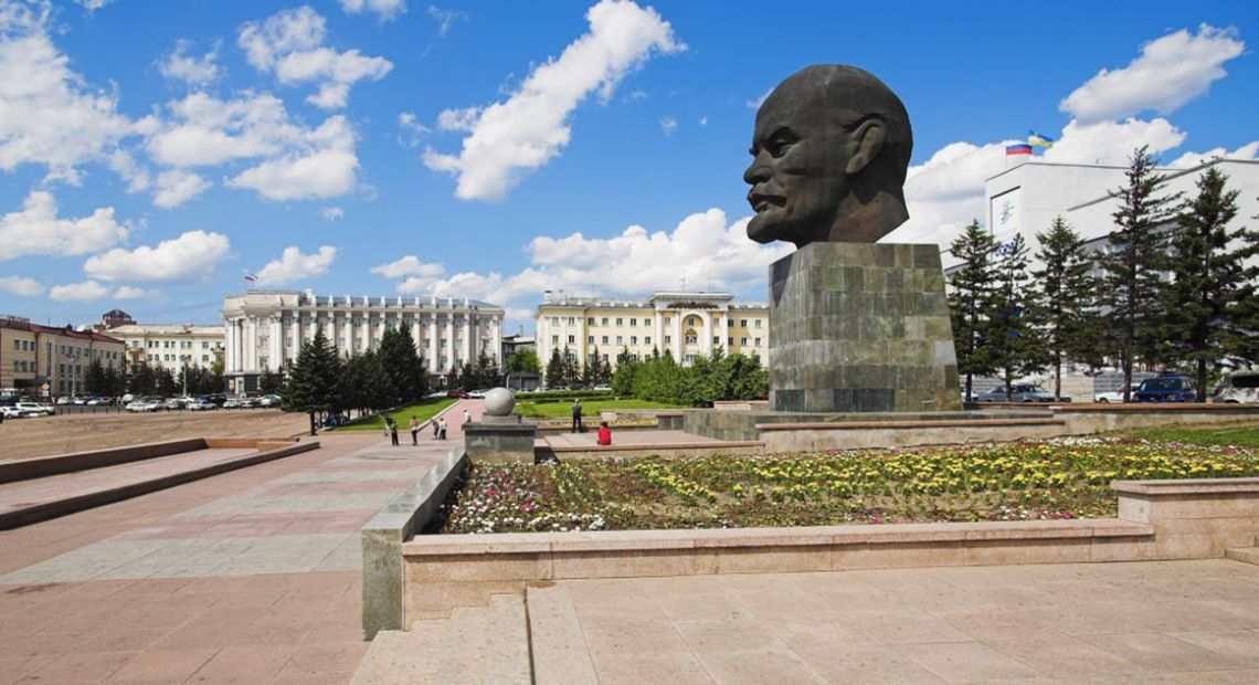Leninplatz in Ulan-Ude