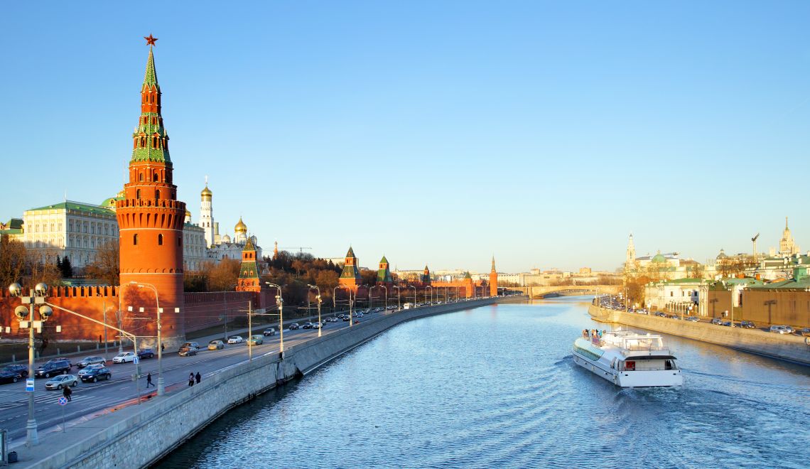 Bootstour auf dem Fluss Moskwa