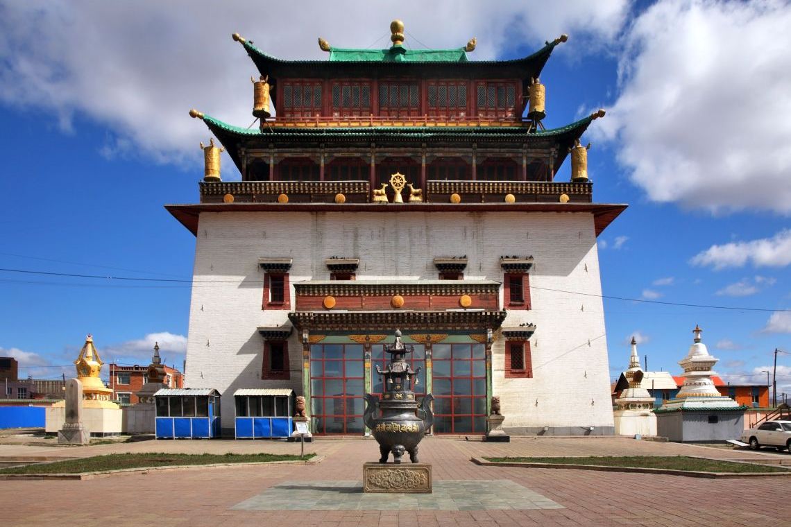 Gandan-Kloster in Ulaanbaatar